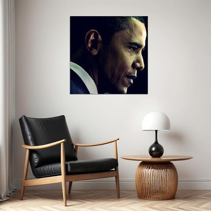 Barack Obama Poster Political Leader Wall Art Former U.s. President Print - xonomax