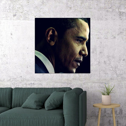 Barack Obama Poster Political Leader Wall Art Former U.s. President Print - xonomax