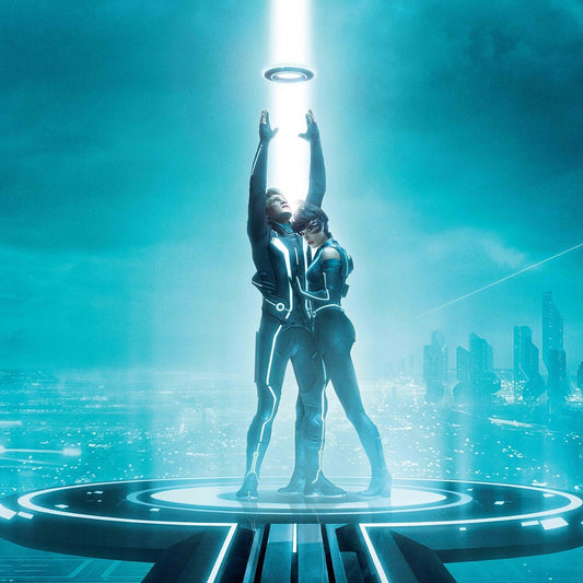 Tron Legacy Movie Poster Iconic Sci-fi Movie Art