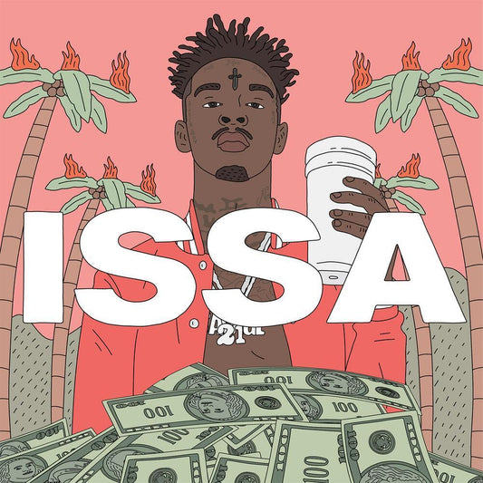 Savage Issa Lbum Cover Art Hip-hop Music Poster Rap Print - xonomax
