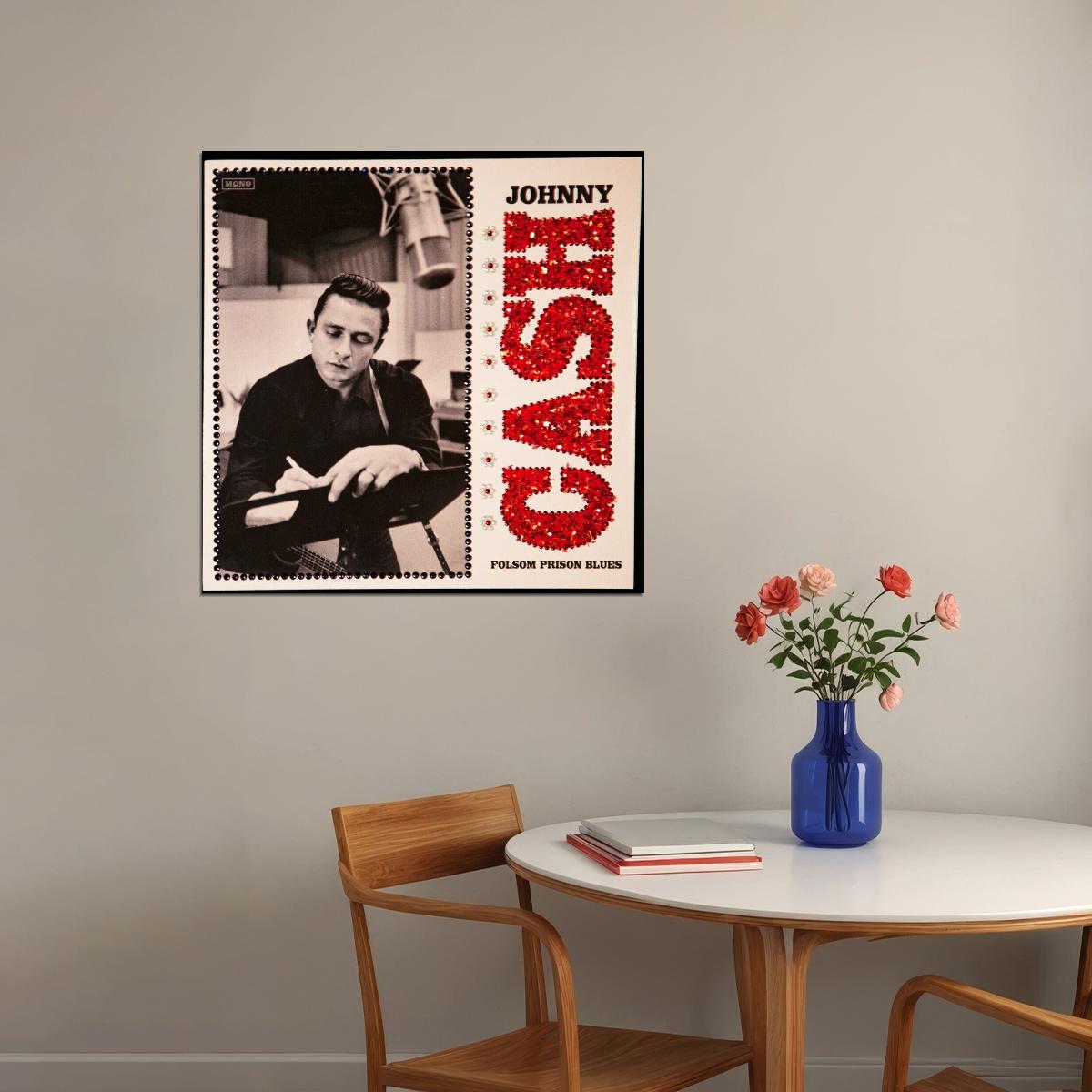 Johnny Cash Music Poster Country Legend Wall Art