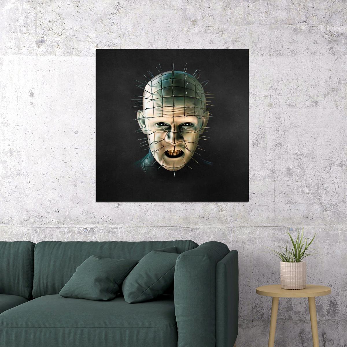 Hellraiser Movie Poster Horror Film Wall Art Cult Classic Print