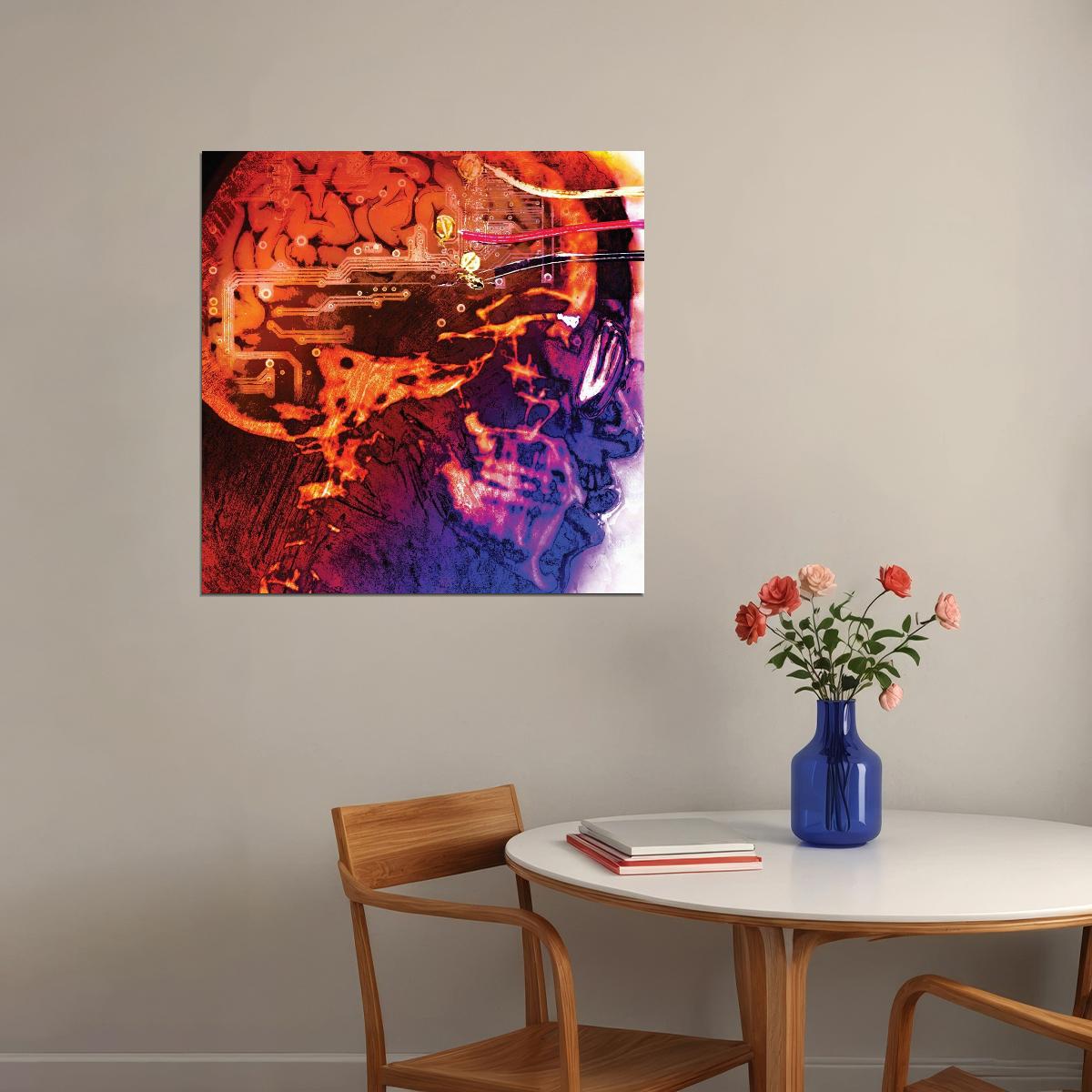 Kid Cudi Man On The Moon: The End Of Day Album Cover Art Music Poster Rap Wall Print
