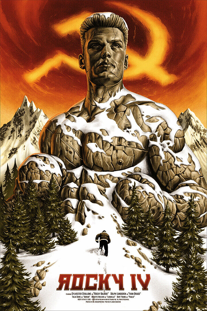 Poster - Rocky Iv Drama Sport Movie Poster Wall Art Print Home