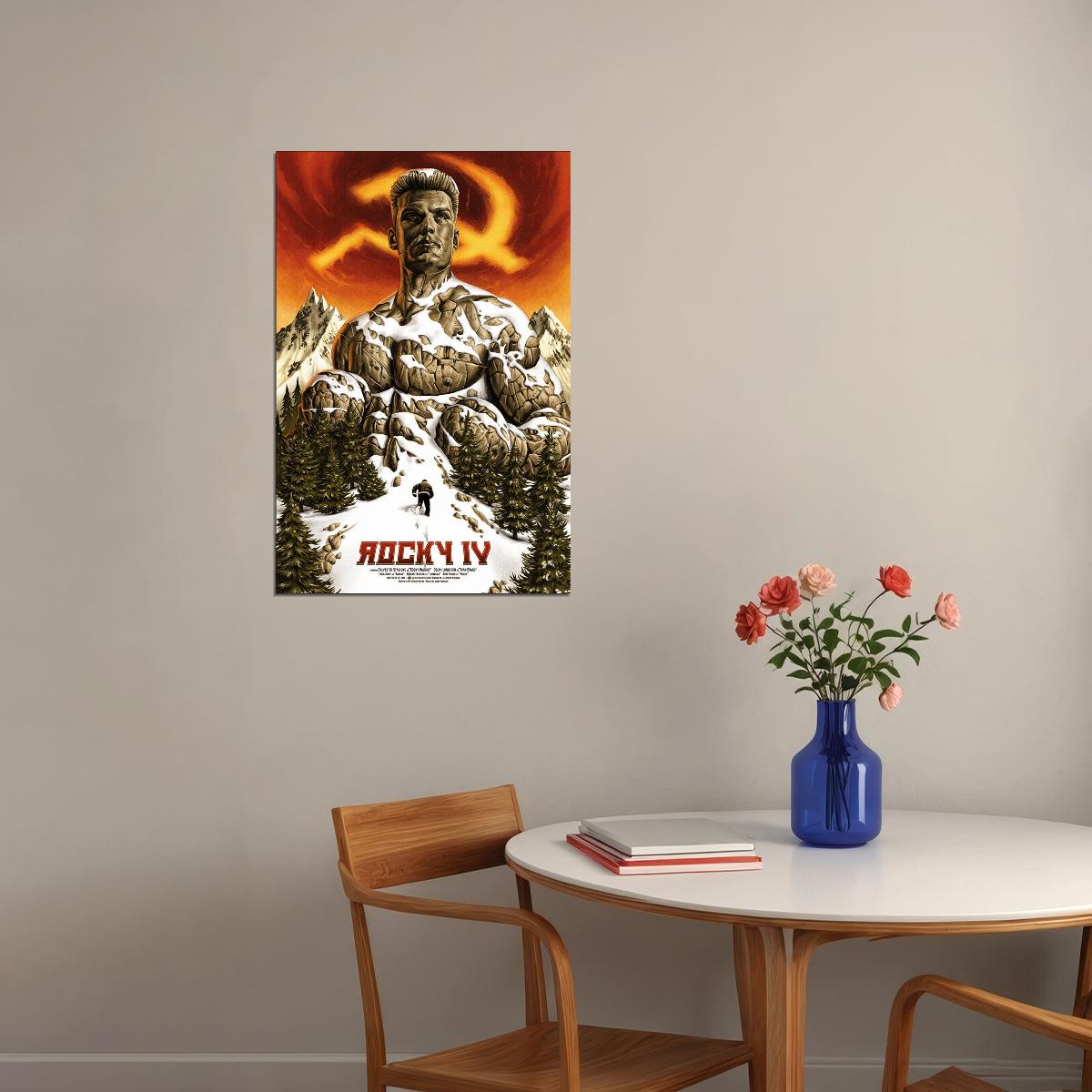 Poster - Rocky Iv Drama Sport Movie Poster Wall Art Print Home