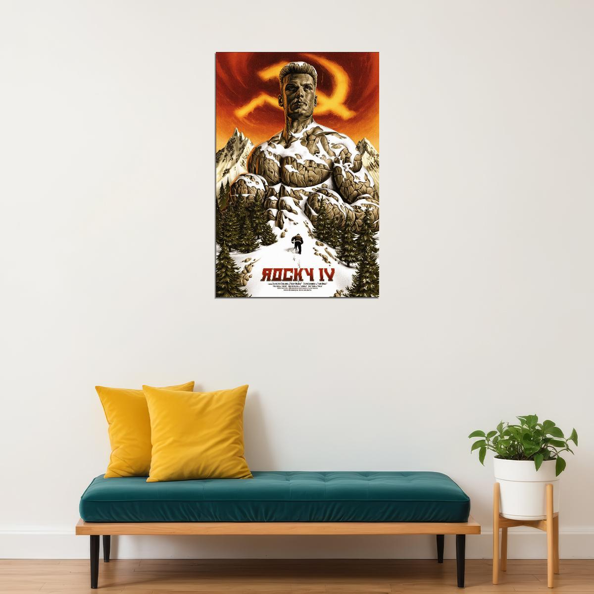 Rocky Iv Drama Sport Movie Poster Wall Art Print Home Wall Decor - xonomax