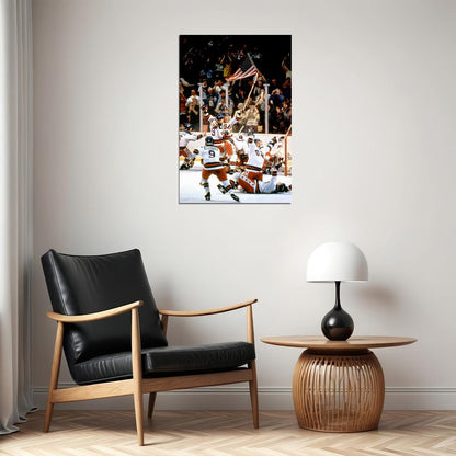 1980 Hockey Miracle On Ice Poster Wall Art Print Home Wall Decor - xonomax