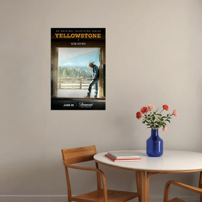 Yellowstone Tv Series Fight Usa Drama Poster Wall Art Print Home Wall Decor