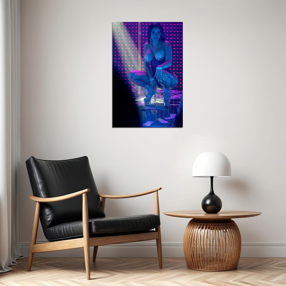 Cardi B Money Hot 2018 Rap Music Cover Sexy Singer Poster Wall Art Print Home Wall Decor