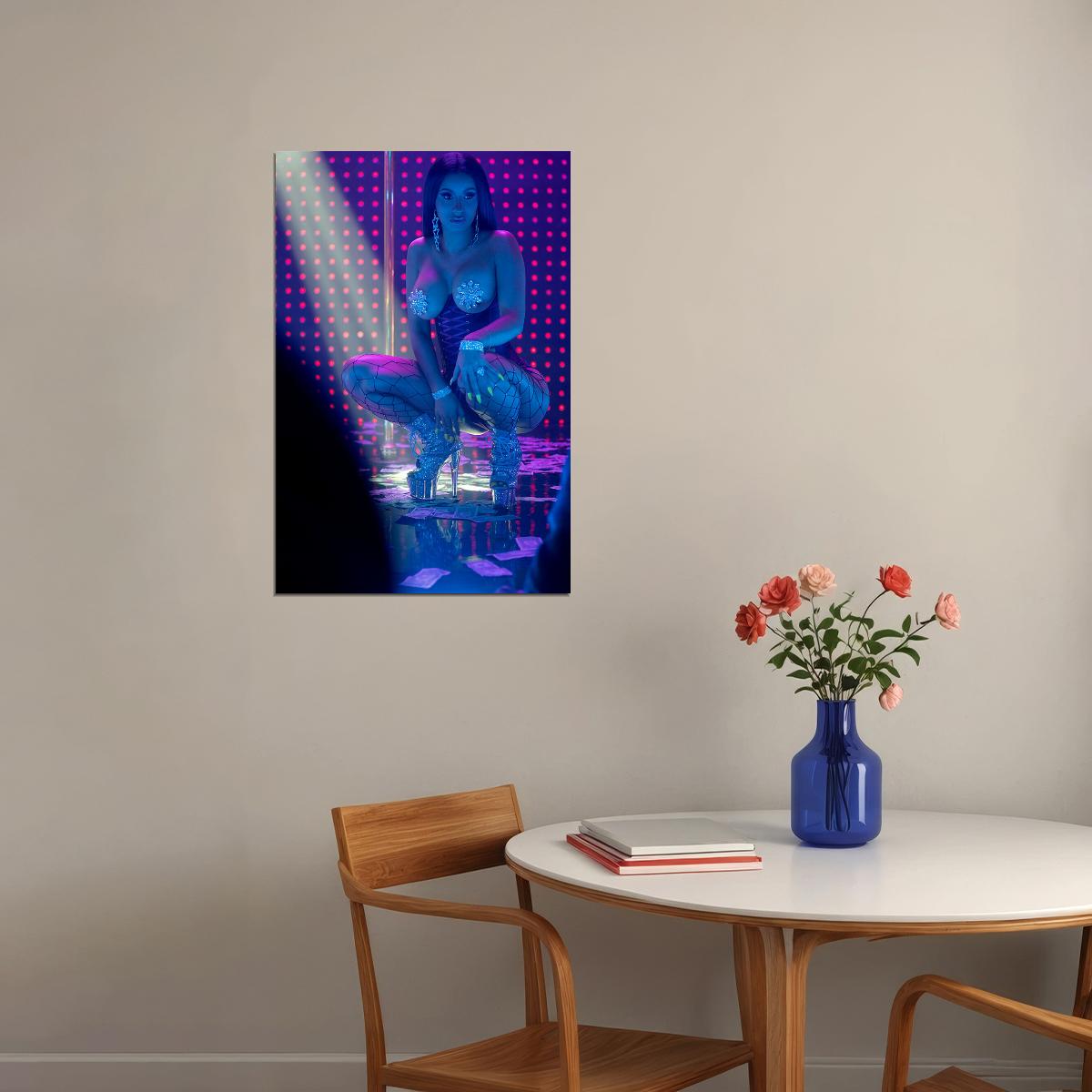 Cardi B Money Hot 2018 Rap Music Cover Sexy Singer Poster Wall Art Print Home Wall Decor