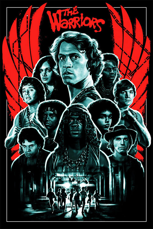 The Warriors Classic Movie Crime Thriller Action Poster Wall Art Print Home Wall Decor - xonomax