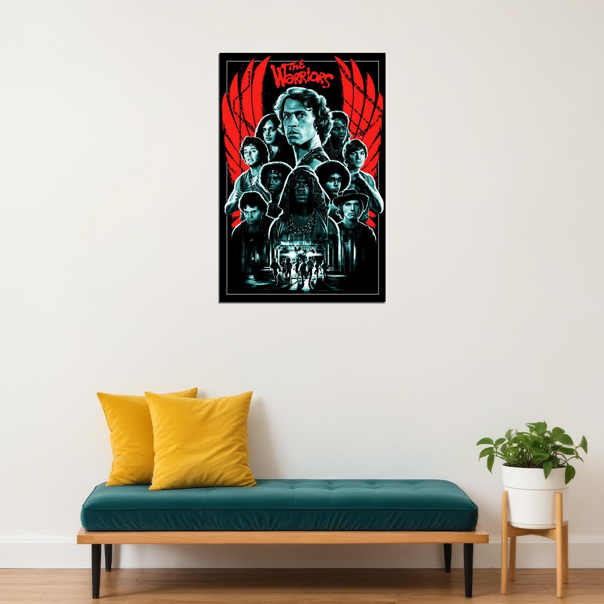 The Warriors Classic Movie Crime Thriller Action Poster Wall Art Print Home Wall Decor - xonomax