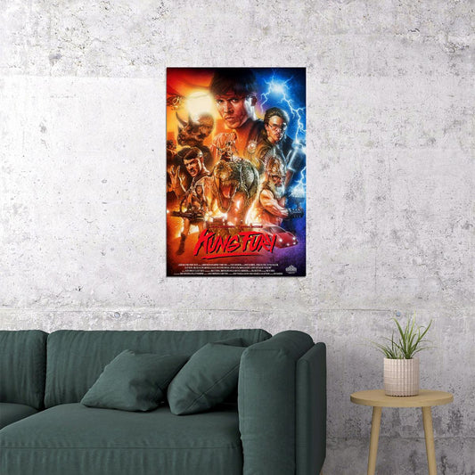 Kung Fury Movie Action Comedy Poster Wall Art Print Home Wall Decor - xonomax