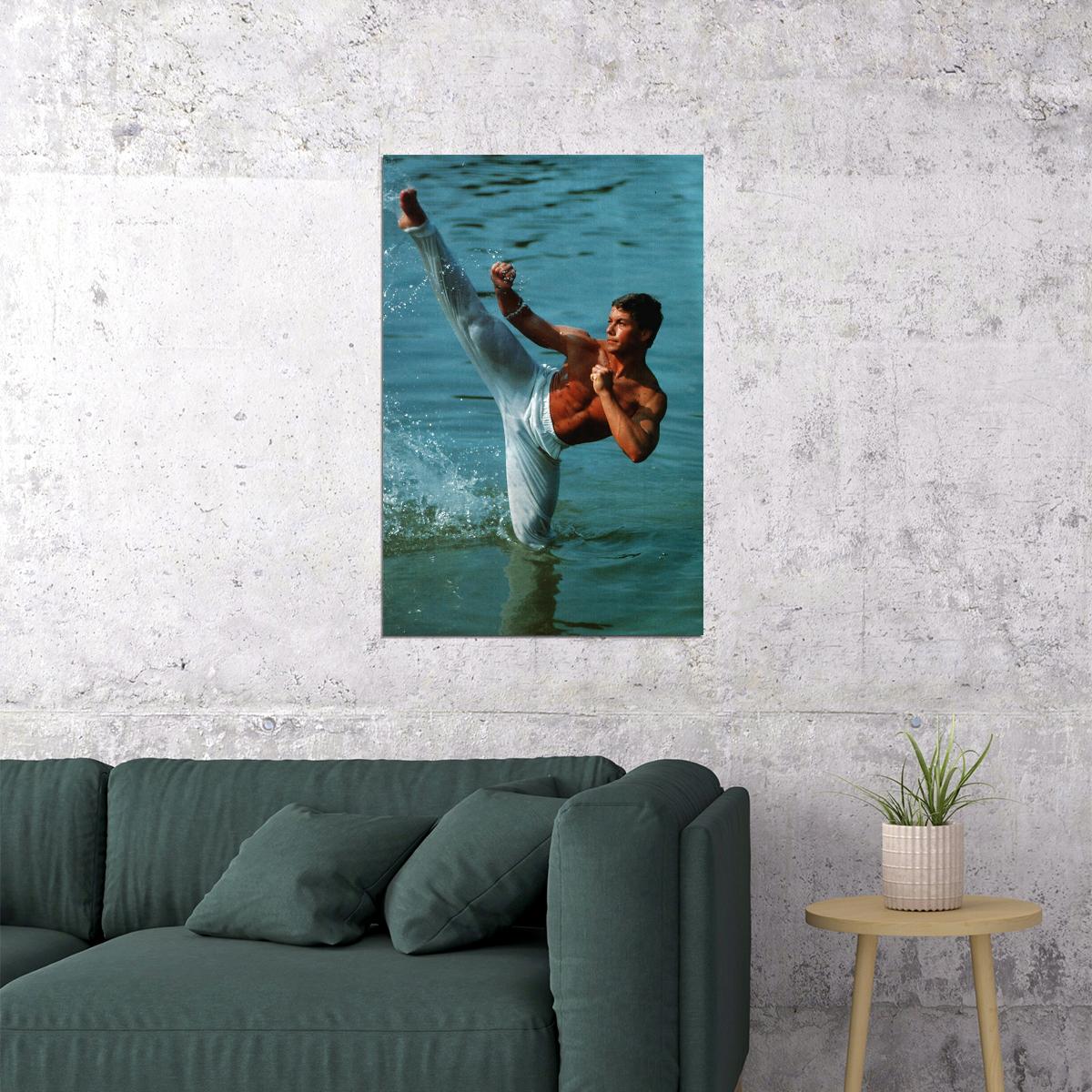 Jean Claude Van Damme Doing The Splits Poster Wall Art Print Home Wall Decor