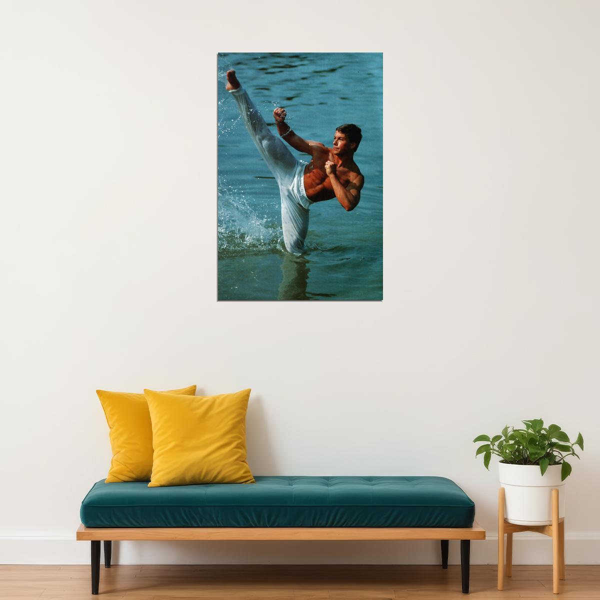 Jean Claude Van Damme Doing The Splits Poster Wall Art Print Home Wall Decor