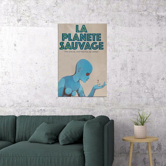 Fantastic Planet La Planete Sauvage Movie Poster Wall Art Print Home Wall Decor - xonomax