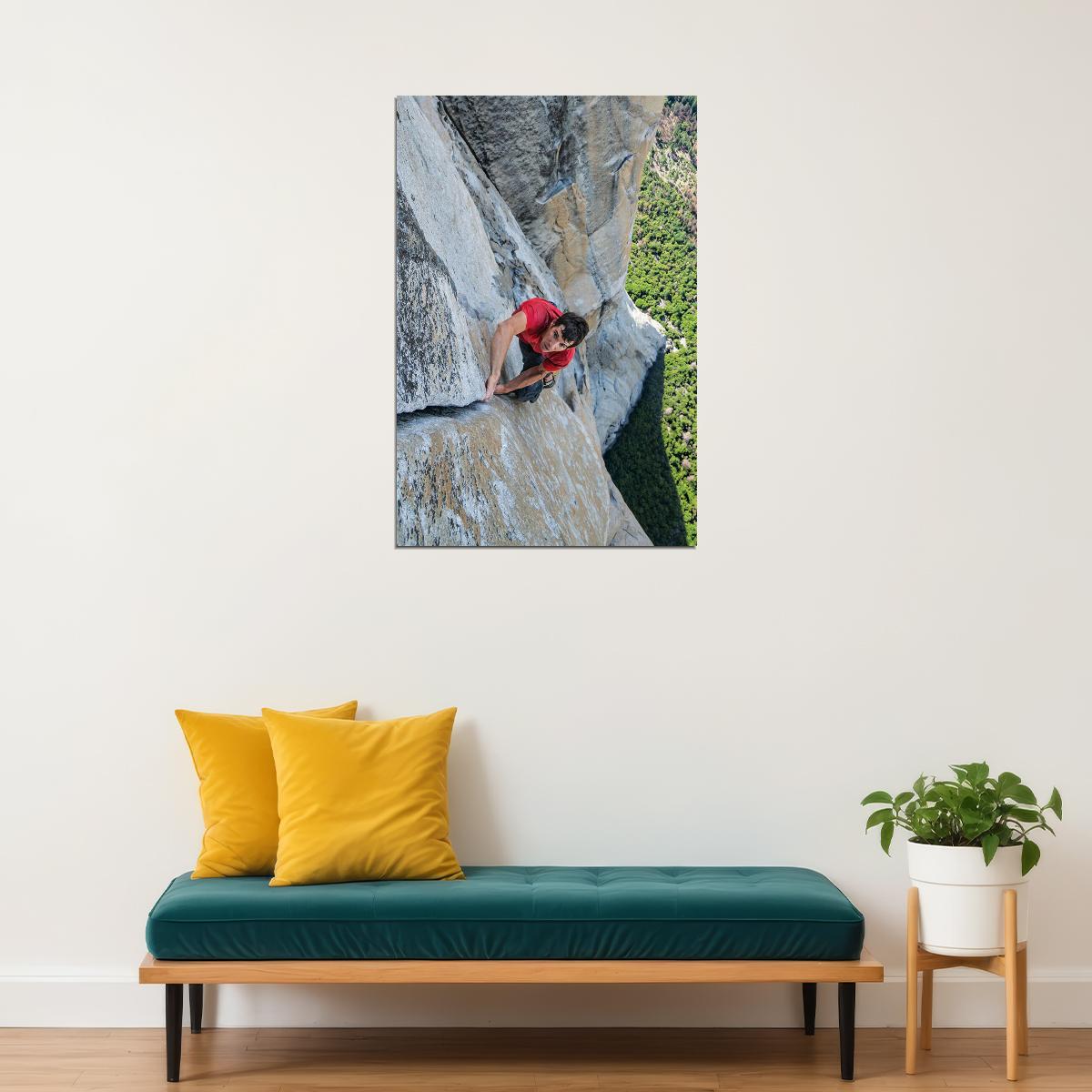 Alex Honnold Free Solo Sport Yosemite Climbing Poster Wall Art Print Home Wall Decor