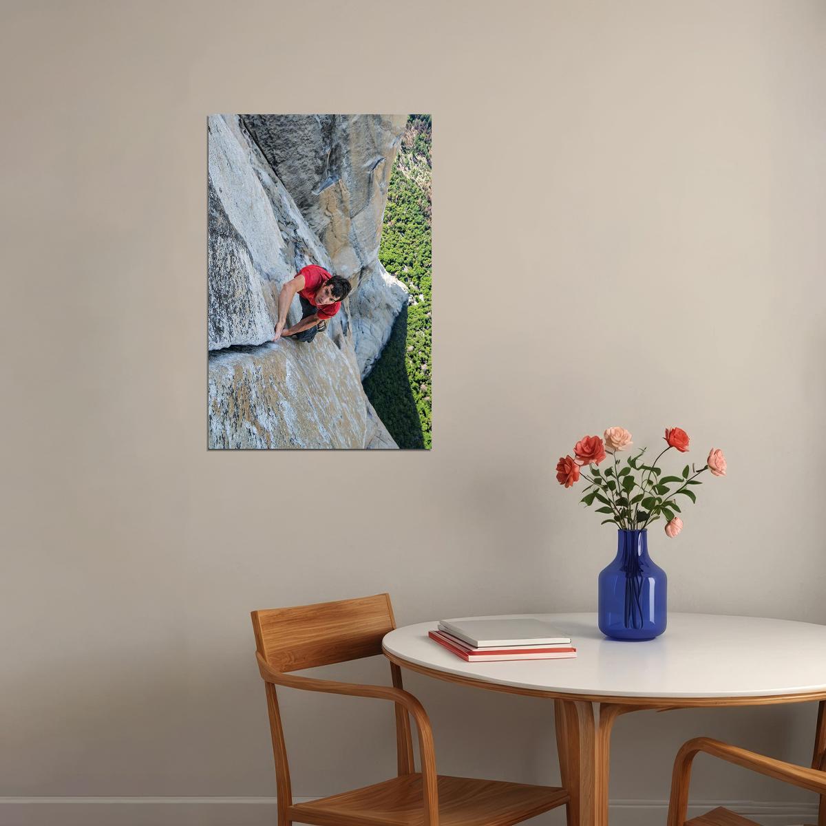 Alex Honnold Free Solo Sport Yosemite Climbing Poster Wall Art Print Home Wall Decor