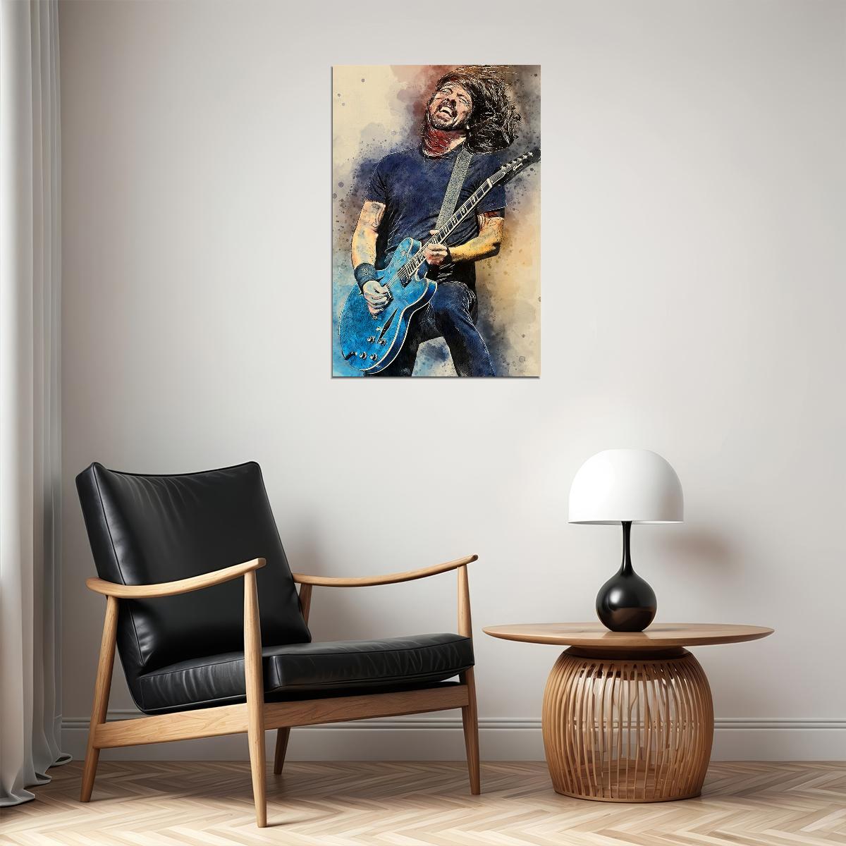 Dave Grohl Dr. G Musician Artist Poster Wall Art Print Home Wall Decor