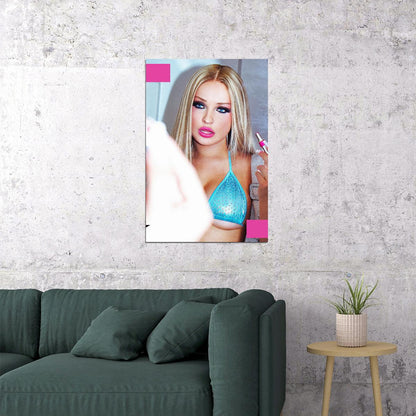 Singer Kim Petras Slut Pop Music Album Poster Wall Art Print Home Wall Decor