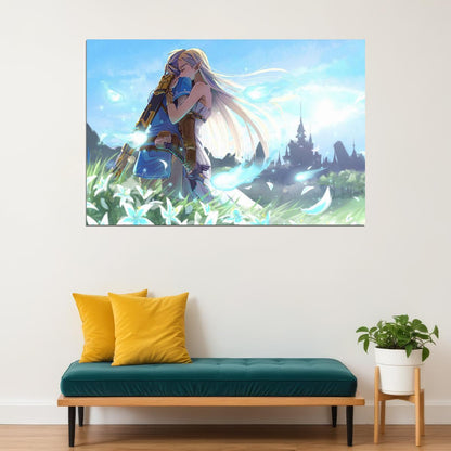 The Legend Of Zelda Breath Of The Wild Game Poster Wall Art Print Home Wall Decor