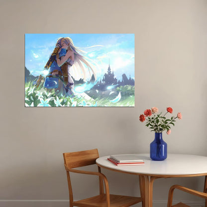 The Legend Of Zelda Breath Of The Wild Game Poster Wall Art Print Home Wall Decor