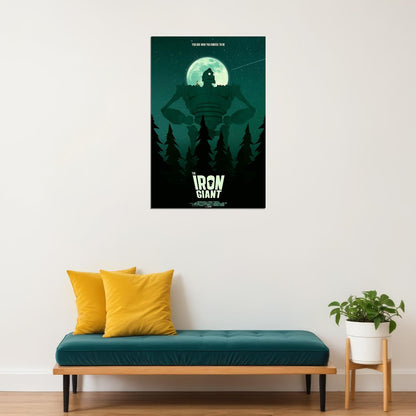 The Iron Giant Adventure Movie Poster Wall Art Print Home Wall Decor - xonomax