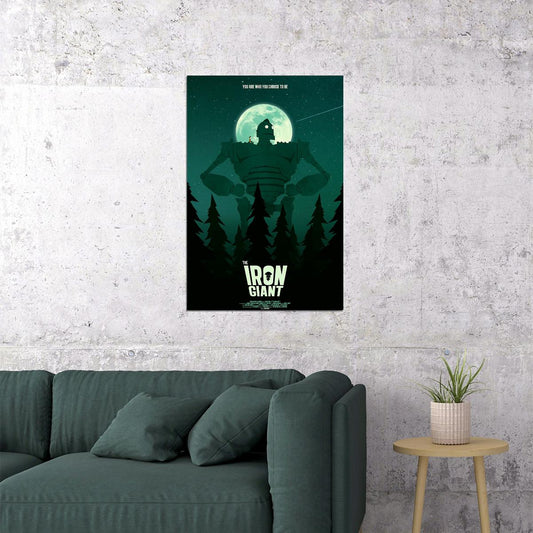 The Iron Giant Adventure Movie Poster Wall Art Print Home Wall Decor - xonomax
