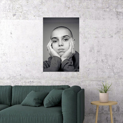 Sinead O'connor 80s 90s Vintage Singer Idol Poster Wall Art Print Home Wall Decor