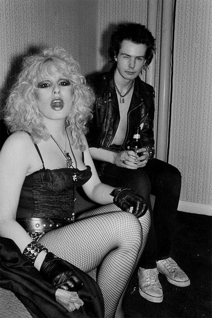 Sid Vicious And Girlfriend Nancy Spungen Poster Wall Art Print Home Wall Decor