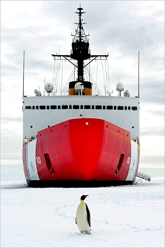 Coast Guard Icebreaker Polar Star Poster Wall Art Print Home Wall Decor