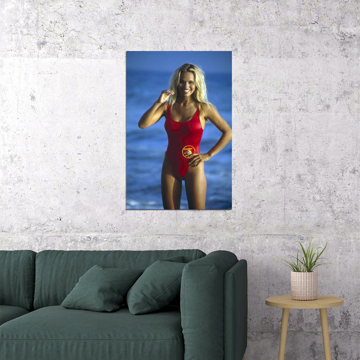 Pamela Anderson Baywatch Cj Parker Poster Wall Art Print Home Wall Decor