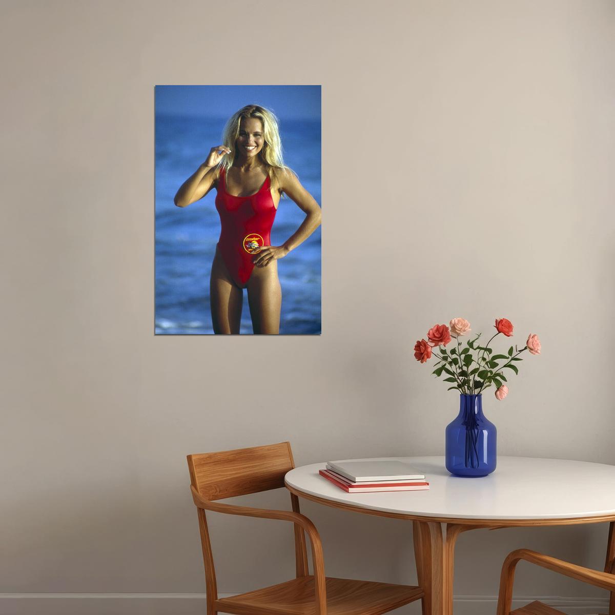 Pamela Anderson Baywatch Cj Parker Poster Wall Art Print Home Wall Decor