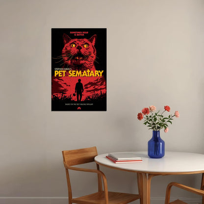 Pet Sematary Stephen King Horror Movie Fantasy Poster Wall Art Print Home Wall Decor - xonomax