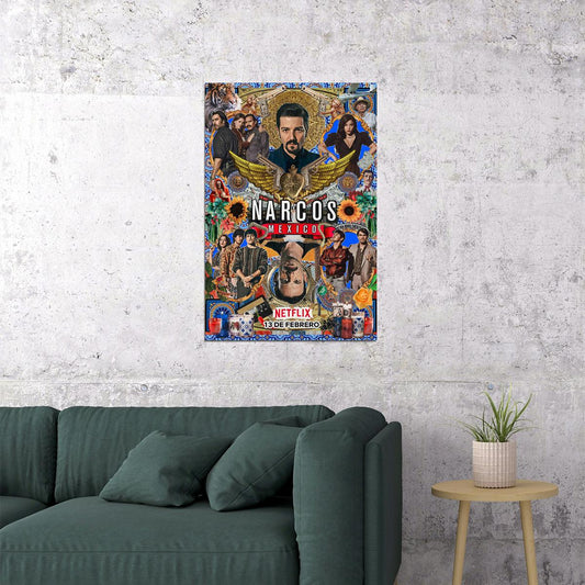 Narcos Mexico Season 2 Action Crime Tv Show Poster Wall Art Print Home Wall Decor - xonomax