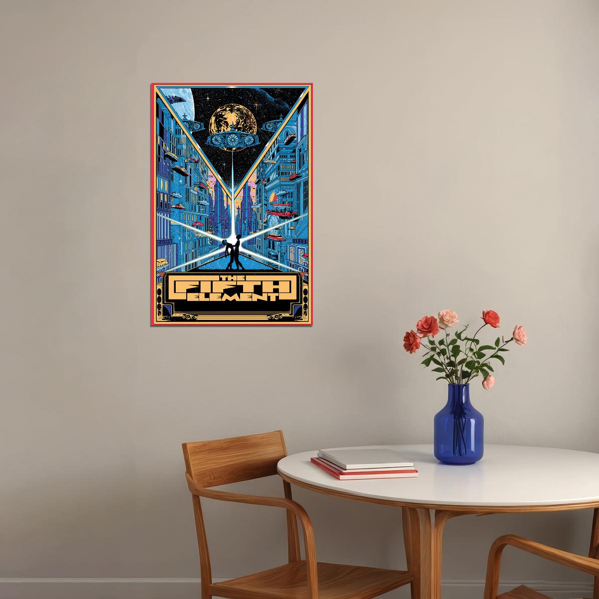 Science Fiction Film Fifth Element Poster Wall Art Print Home Wall Decor