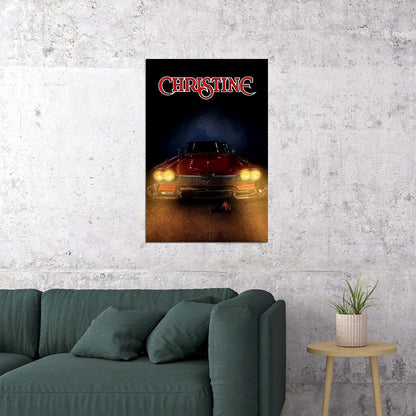 Christine 1983 Classic Movie Horror Mystery Poster Wall Art Print Home Wall Decor