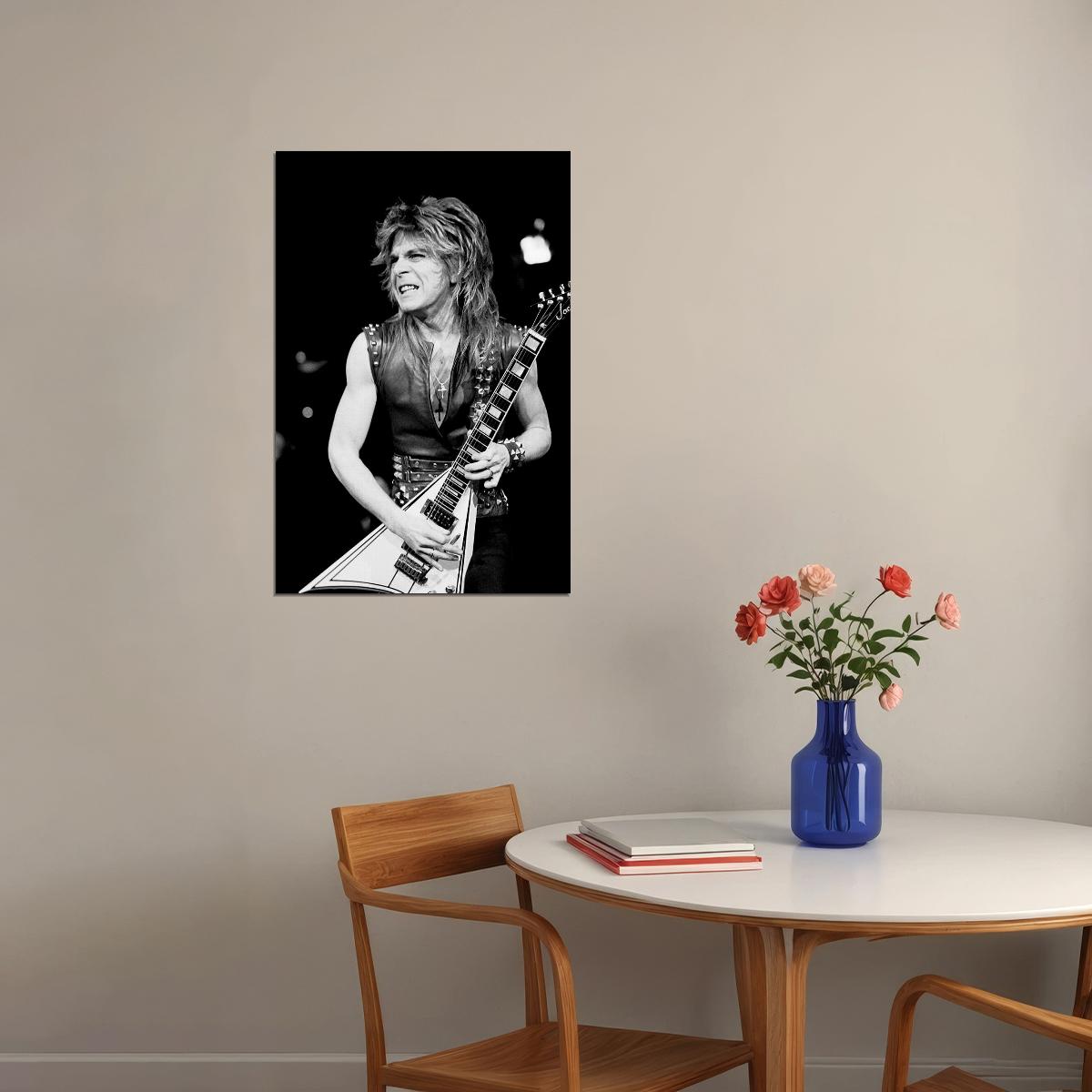 Randy Rhoads Guitarist Poster Wall Art Print Home Wall Decor