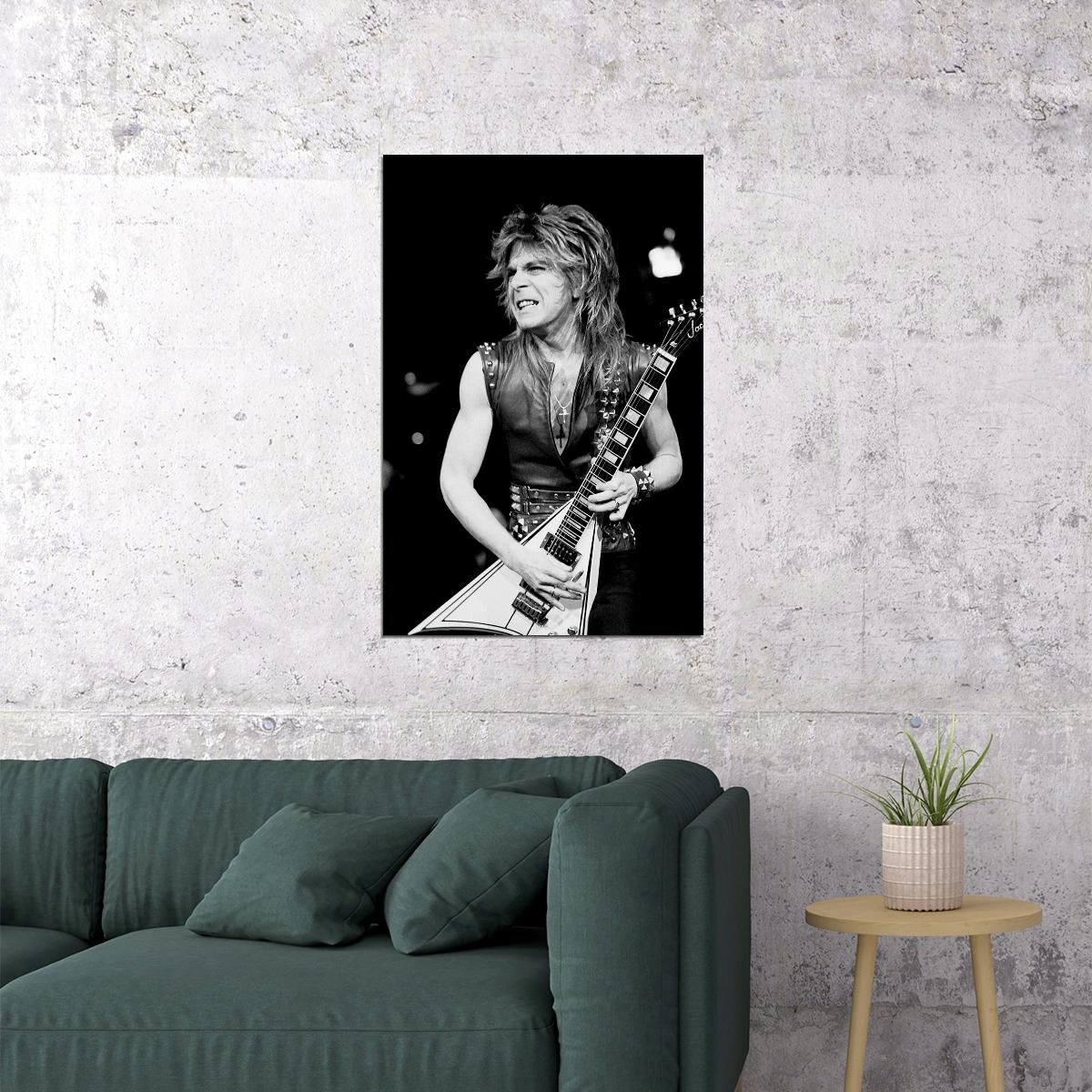 Randy Rhoads Guitarist Poster Wall Art Print Home Wall Decor