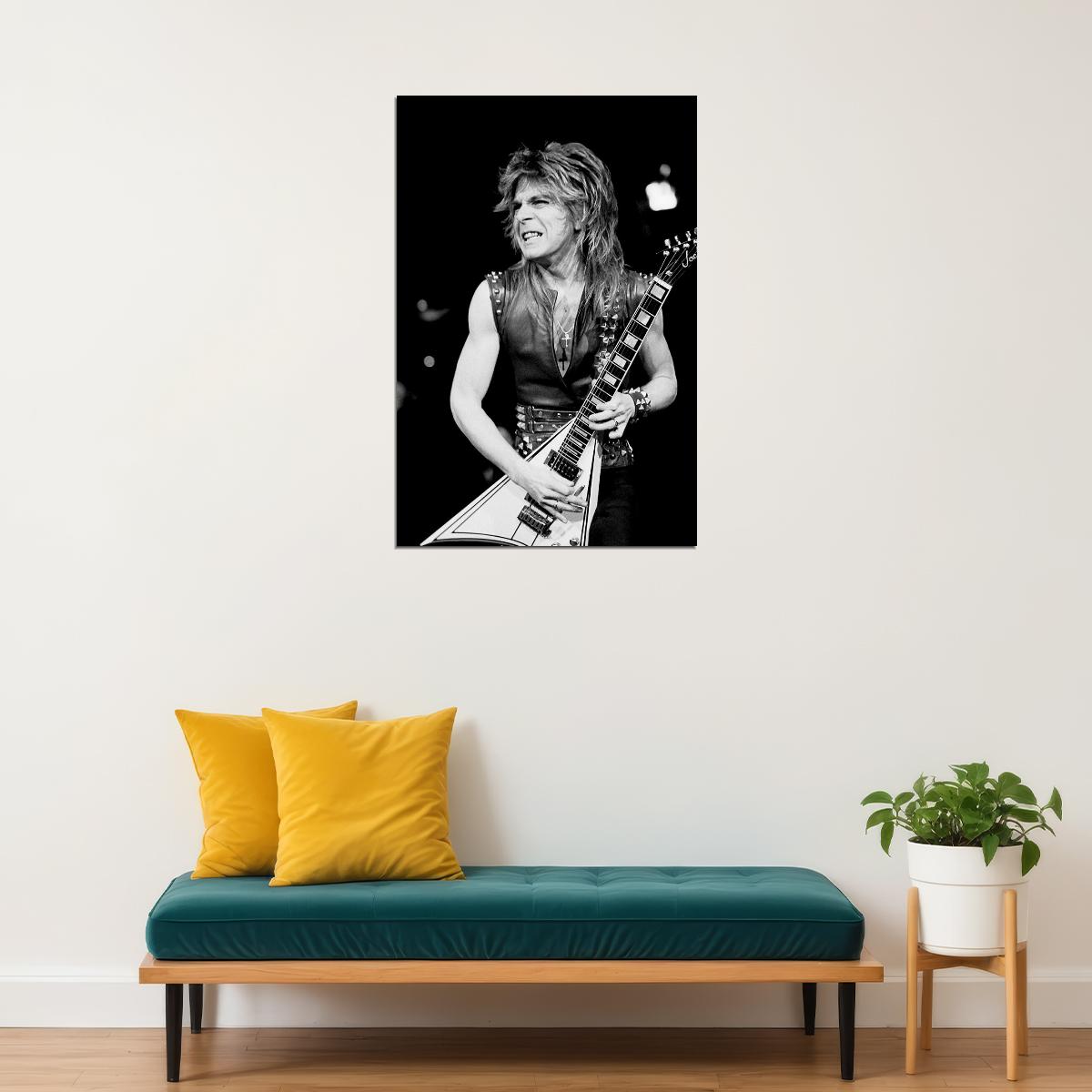 Randy Rhoads Guitarist Poster Wall Art Print Home Wall Decor