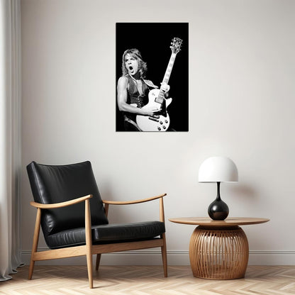 Randy Rhoads Ozzy Osbourne Heavy Metal Poster Wall Art Print Home Wall Decor