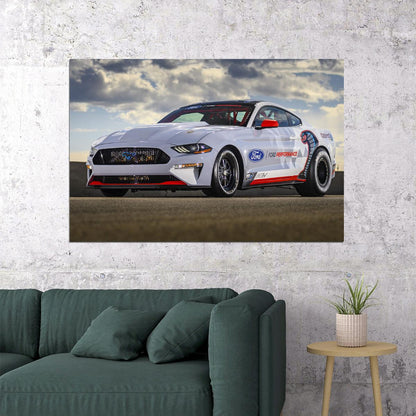 Ford Mustang Cobra Jet 1400 Prototype Poster Wall Art Print Home Wall Decor