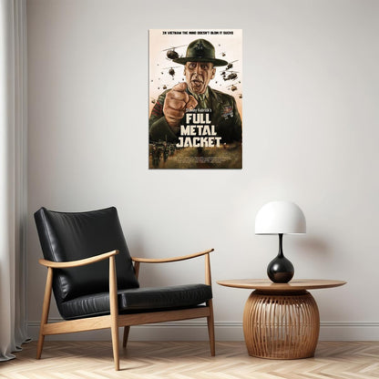 Stanley Kubrick Full Metal Jacket War Movie Poster Wall Art Print Home Wall Decor