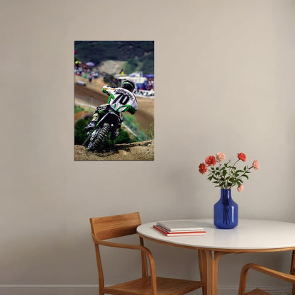 Ricky Carmichael Motorcycle Cross Driver Star Poster Wall Art Print Home Wall Decor