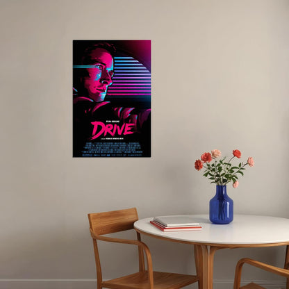 Drive Movie Ryan Gosling Classic Film Comic Action Poster Wall Art Print Home Wall Decor