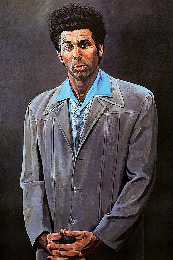 Seinfeld Movie Kramer Character Portrait Artwork Poster Wall Art Print Home Wall Decor