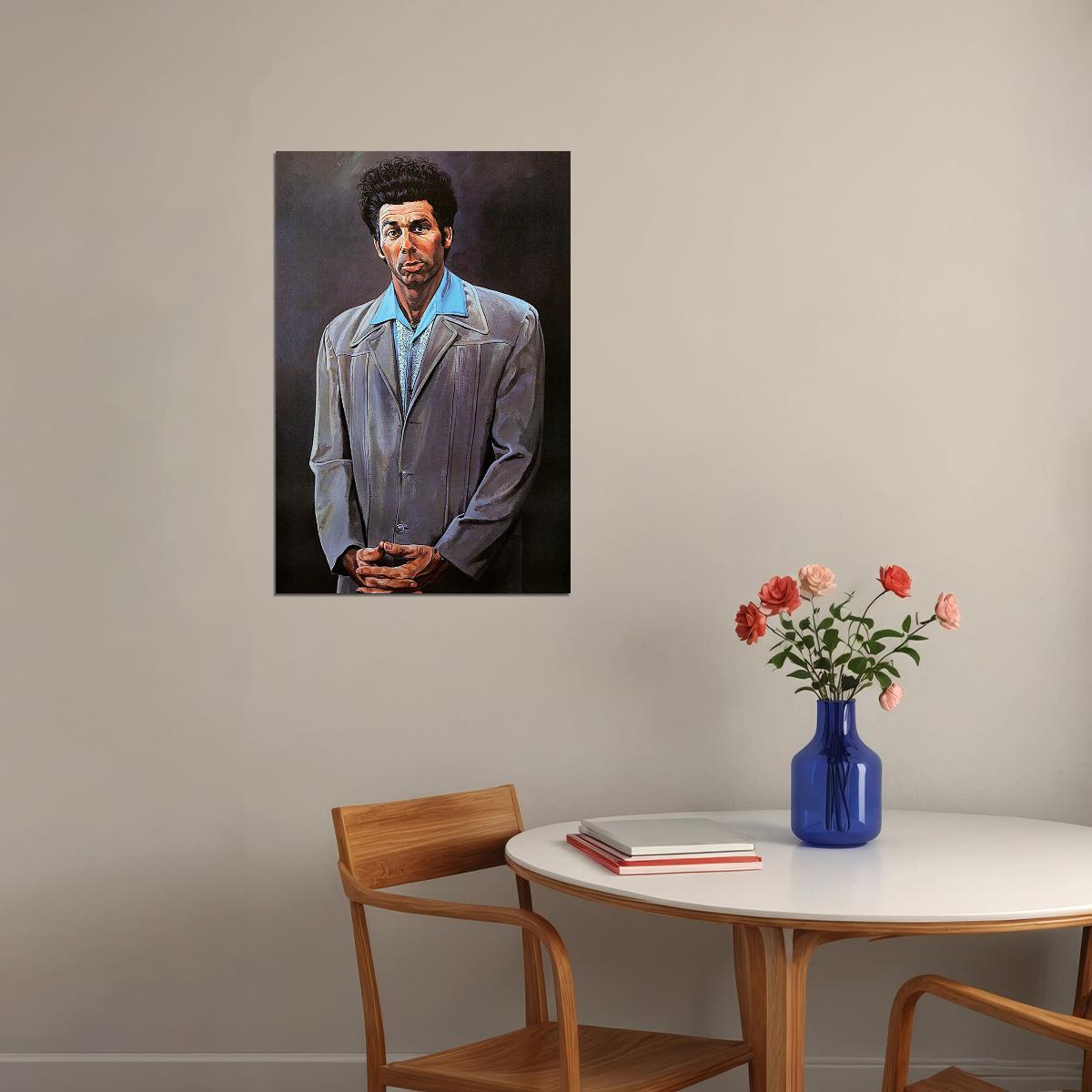 Seinfeld Movie Kramer Character Portrait Artwork Poster Wall Art Print Home Wall Decor