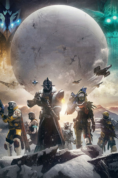 Destiny 2 Video Game Adventure Poster Wall Art Print Home Wall Decor