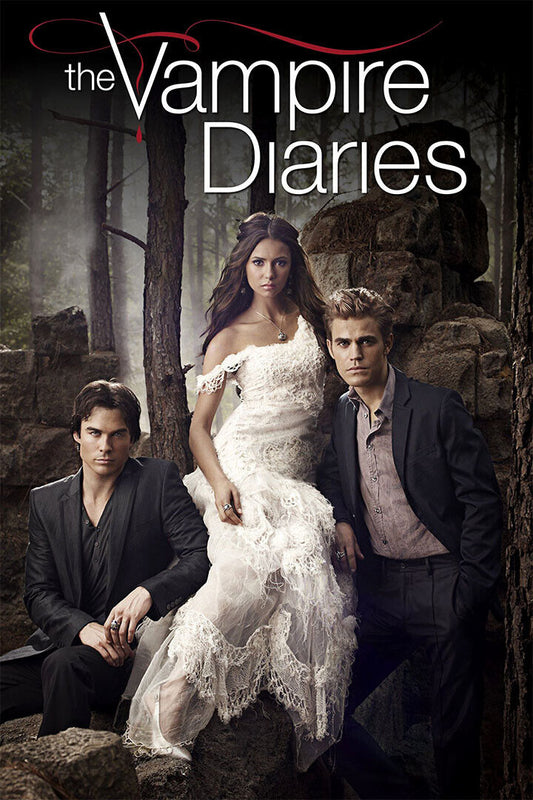 The Vampire Diaries Tv Movie Paul Wesley Ian Joseph Drama Poster Wall Art Print Home Wall Decor