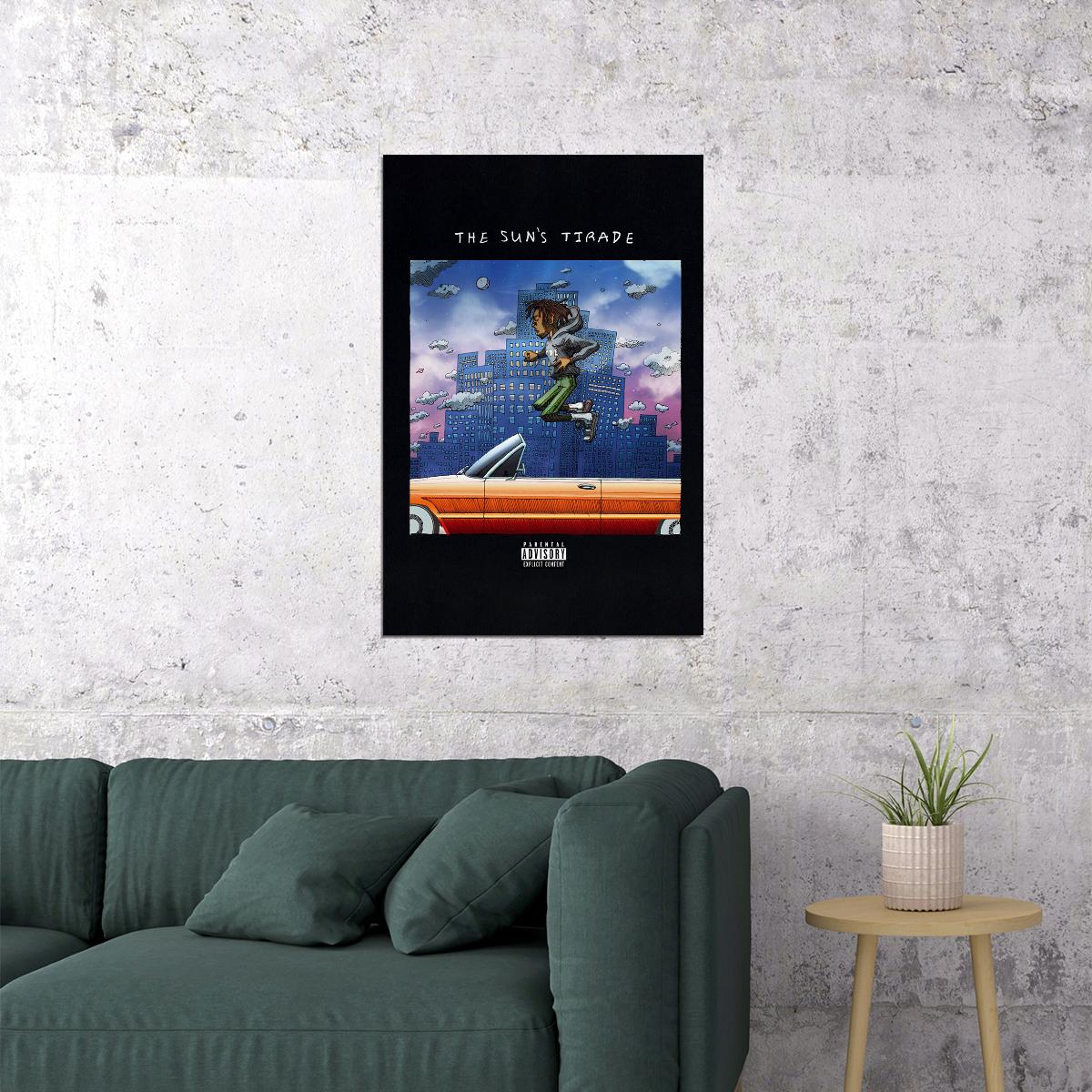 Isaiah Rashad The Sun's Tirade 2020 Rap Album Singer Poster Wall Art Print Home Wall Decor